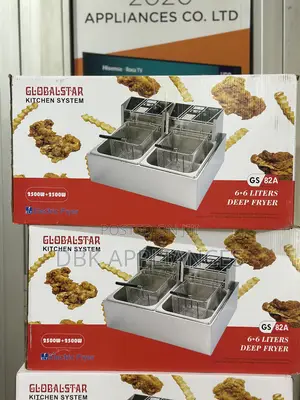 Commercial Electric Fryer 6*6l Global Star Brand New