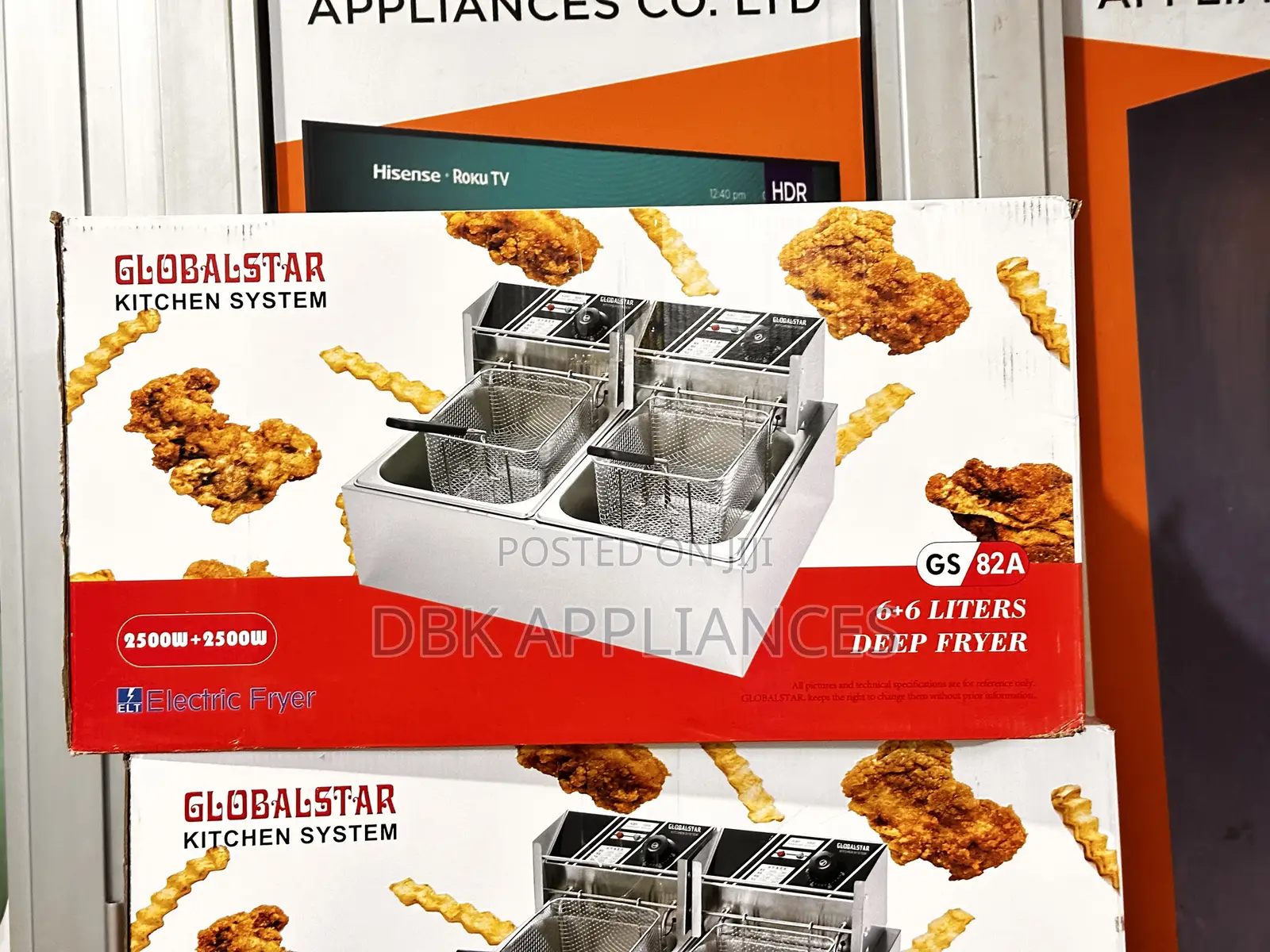 Global Star Electric Fryer 6*6l at Affordable Price