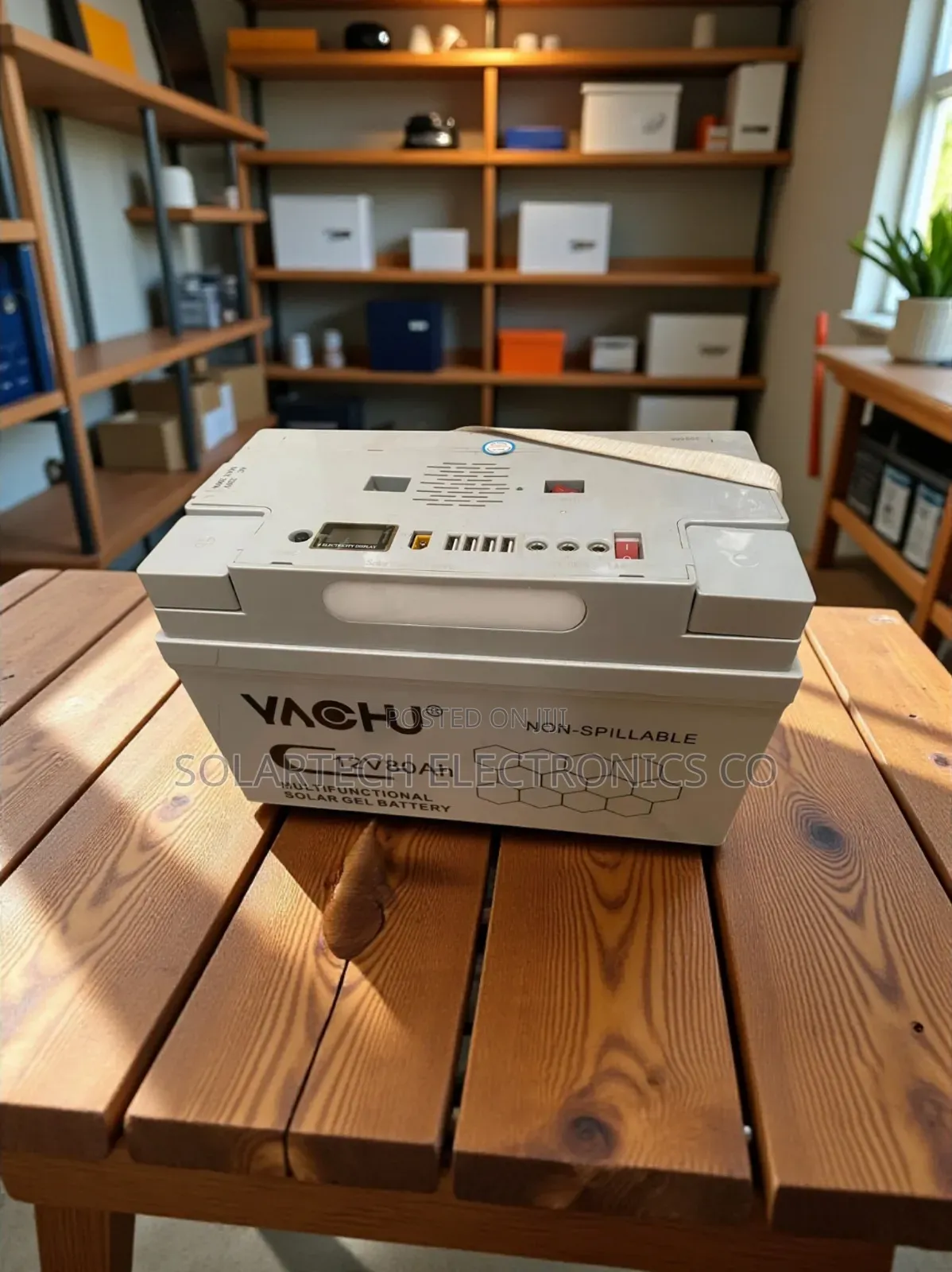 Yachu 12v 80ah Solar Gel Battery With Inbuilt Inverter