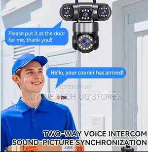 V380 Pro 4-lens Wifi Ptz Electric Security Camera.