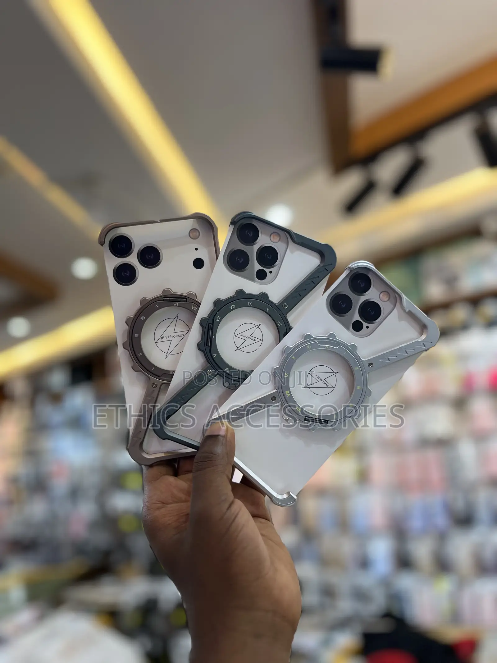 Z-Shaped Metal Phone Cases