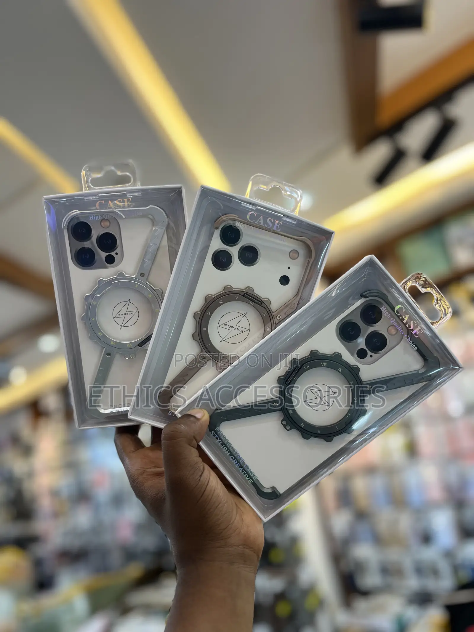Z-Shaped Metal Phone Cases