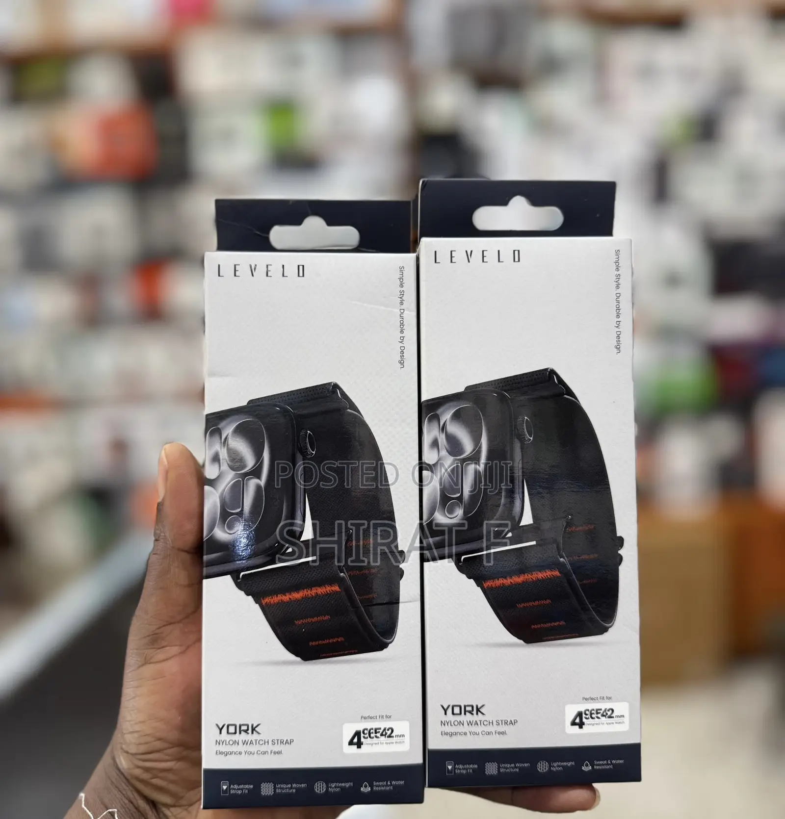 Levelo York Nylon Watch Strap