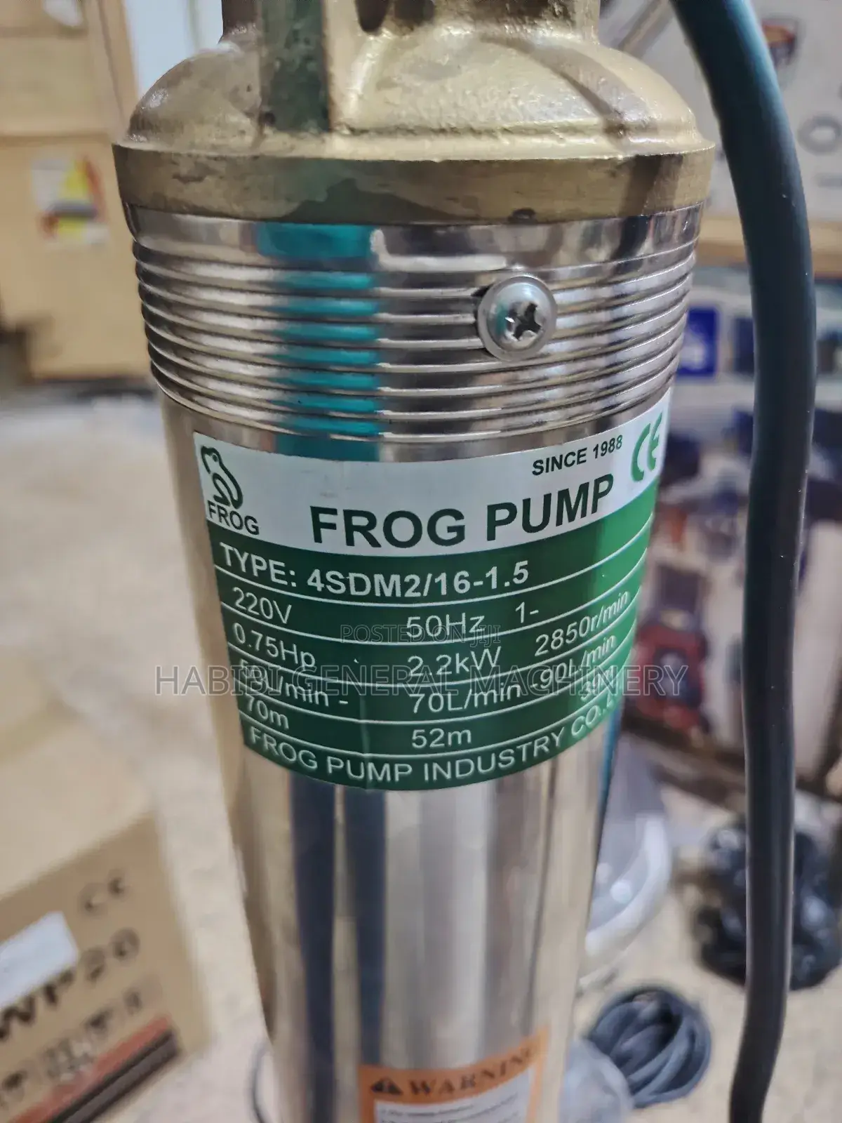 Frog Submersible Water Pump (70m)