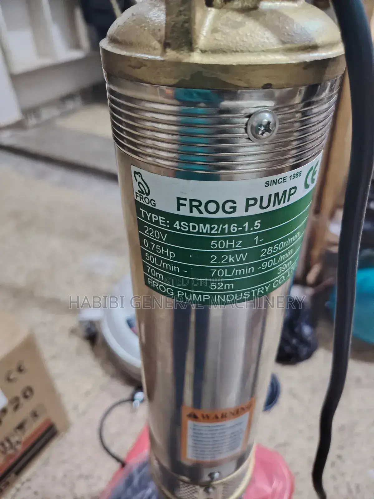 Submersible Water Pump (Frog)