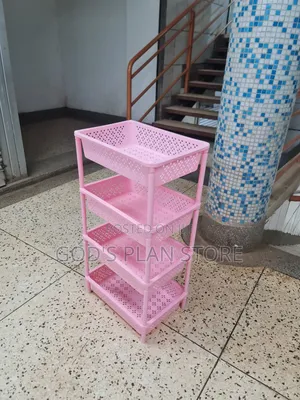 4 Layer Plastic Fruits /Vegetables Basket Holder