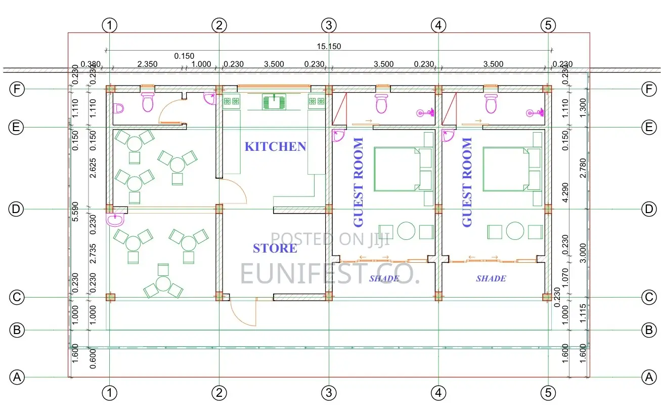 Storeyed Guest House Building