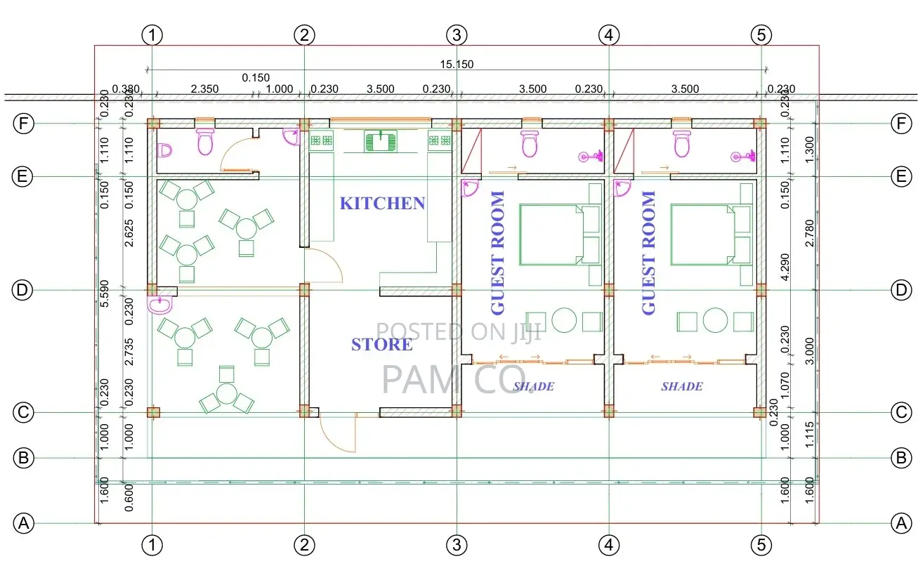 Storeyed Guest House Building
