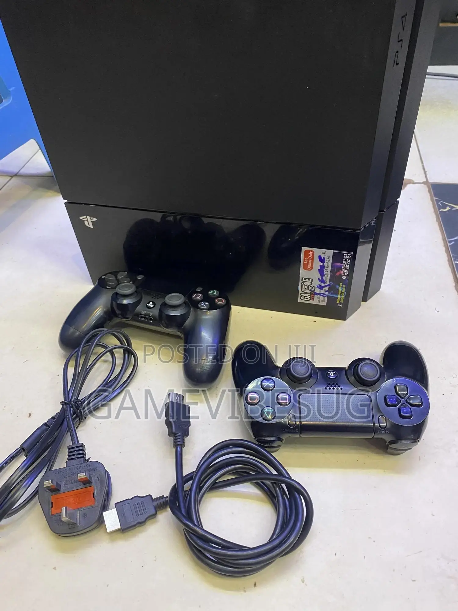 Used Uk Ps4 Console With 2 New Pads, 7 Games All Power Leads