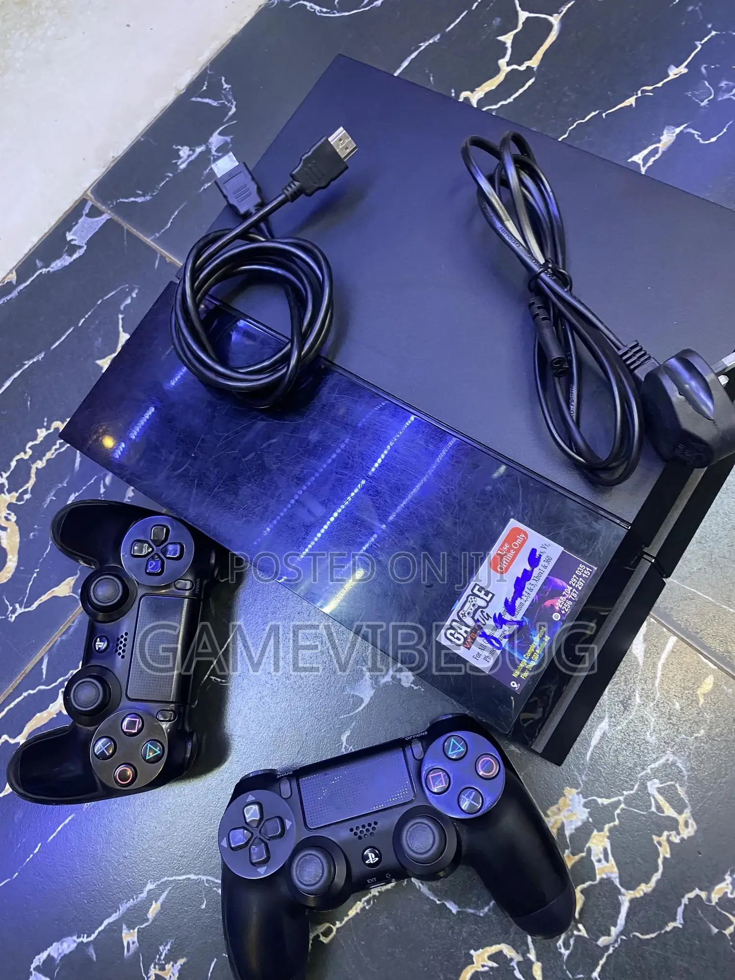 Playstation 4 Bundle: Uk Used Machine, 7 Games, 2 New Pads