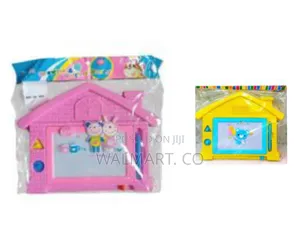 House Shaped Magnetic Drawing Board Erasable Doodle Toy