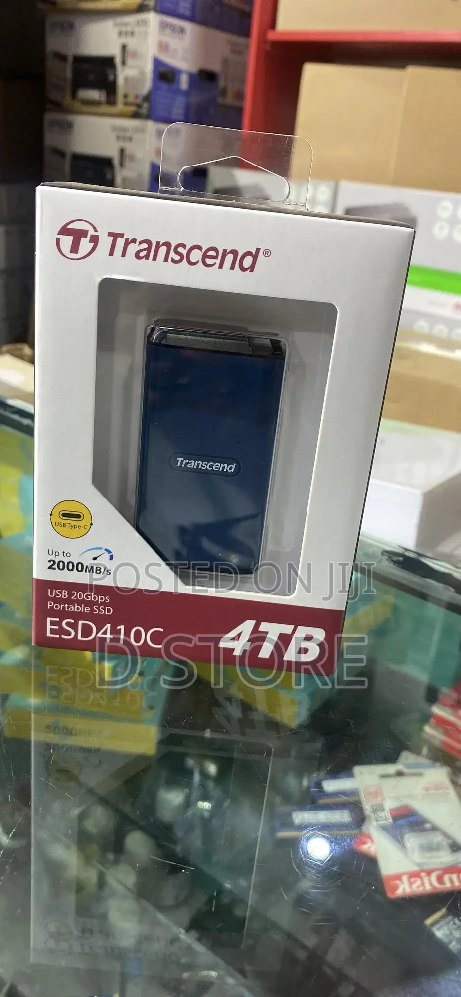 4tb External Portable SSD Transcend