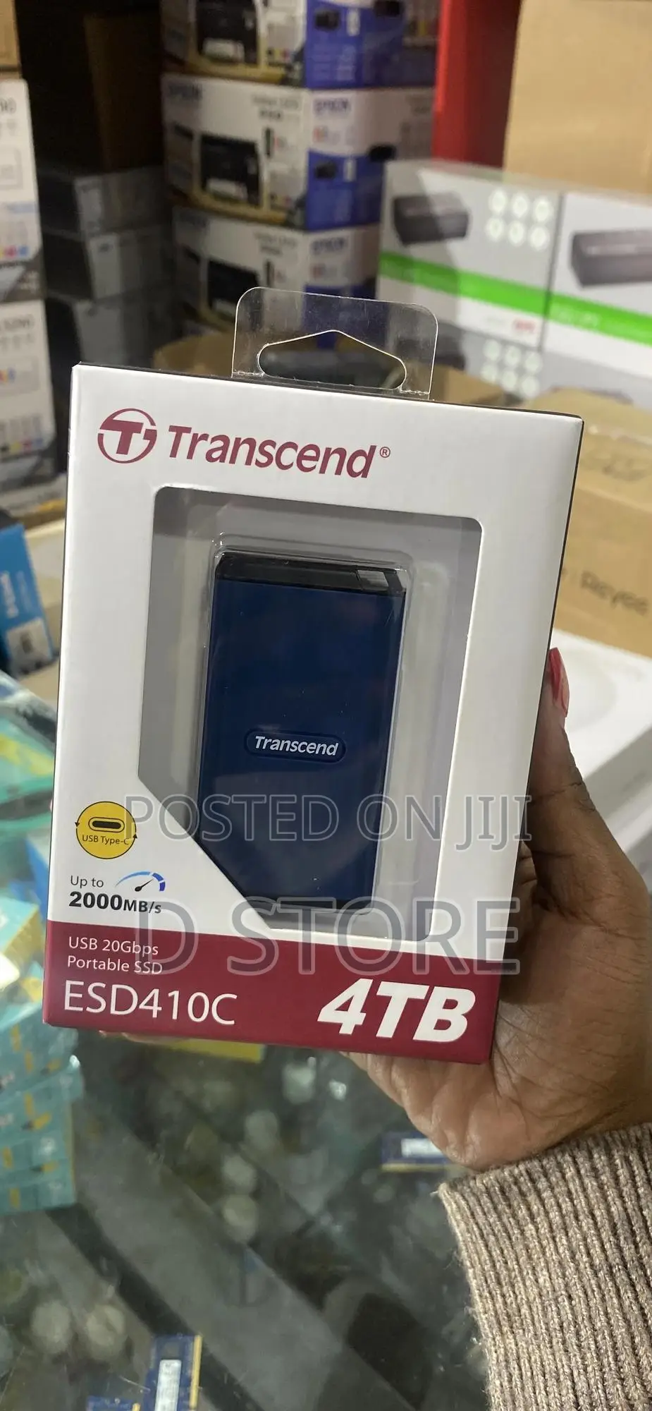 4tb External Portable SSD Transcend