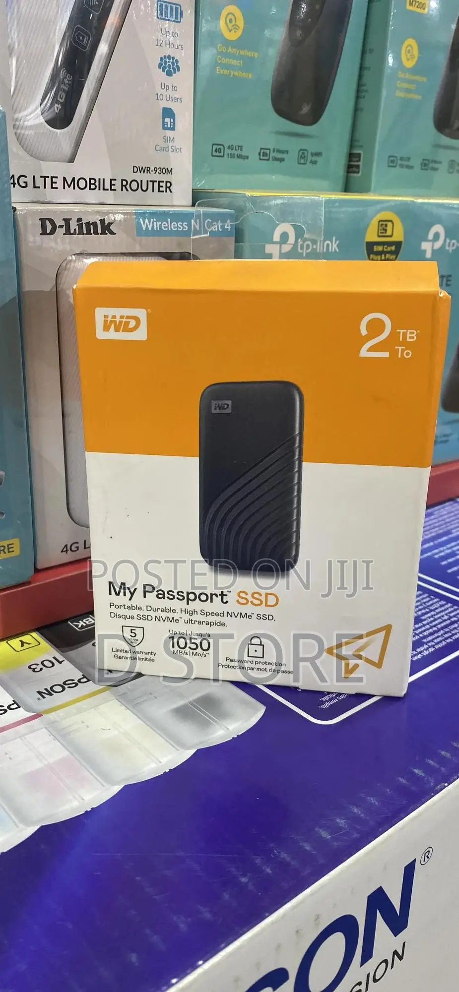 2tb External SSD My Passport Wd