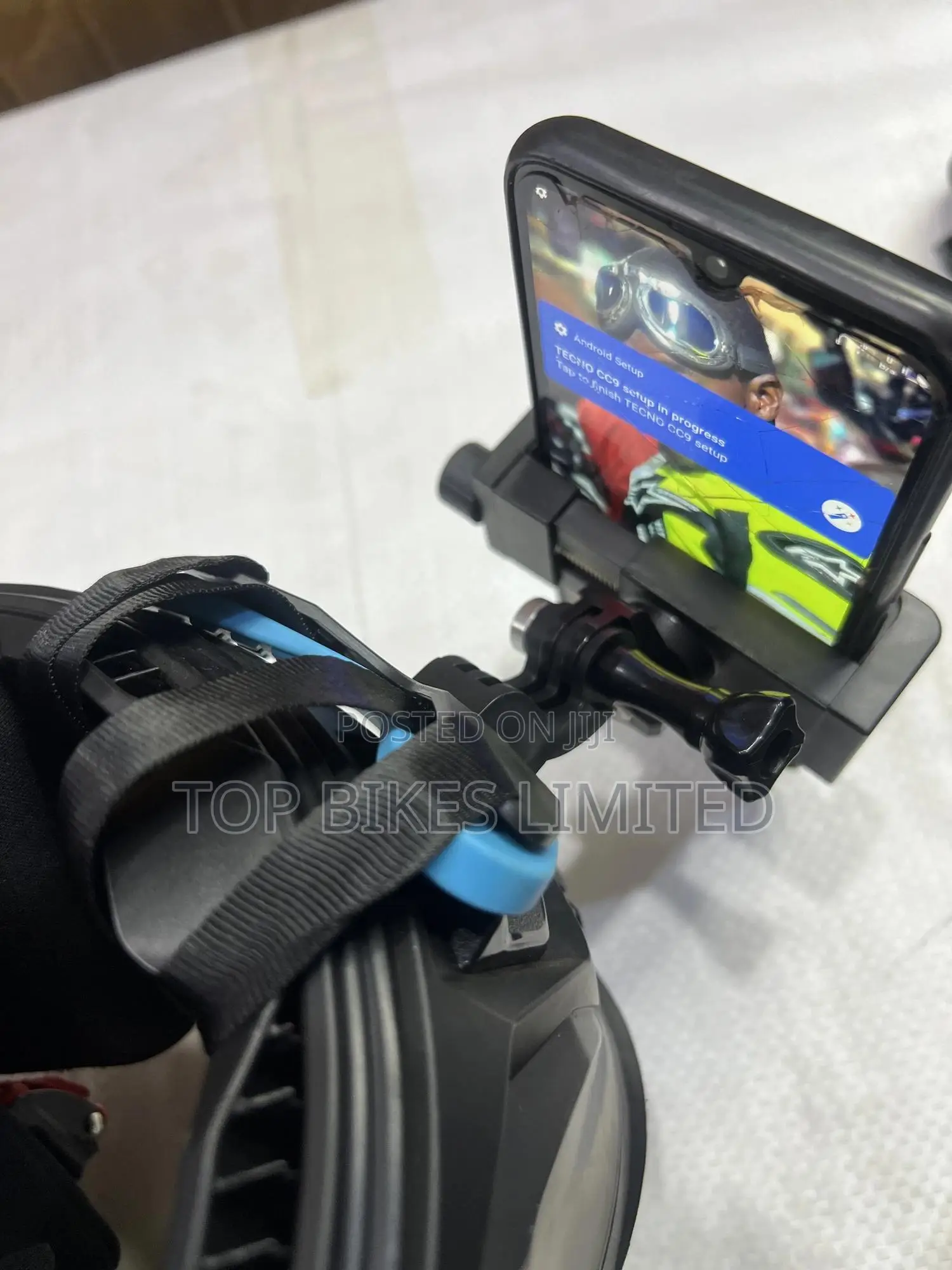 Helmet Phone Holder