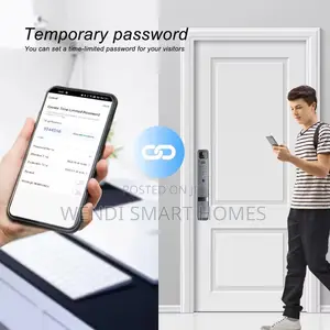 Palm Tuya Smart Door Lock With Camera, 3d Facial Recognition