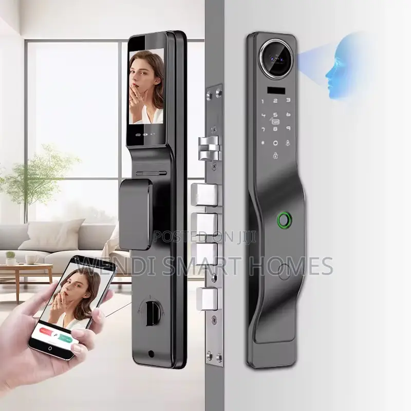 Tuya 3d Smart Lock Camera, Password, App, Fingerprint, Card, Face Id