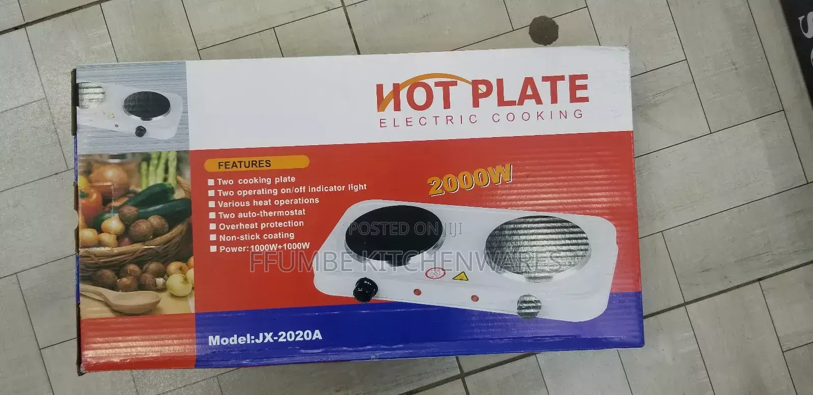 Electric Hot Plate Double Burner