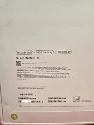 New Apple MacBook Pro 2024 M4 Max 16-inch 48GB Apple M4 Max SSD 1T