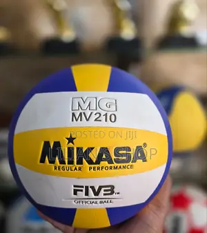 Mikasa Mv210 Premium Synthetic Volleyball.
