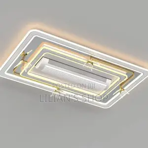 Modern Ceiling Bladeless Fan Chandelier