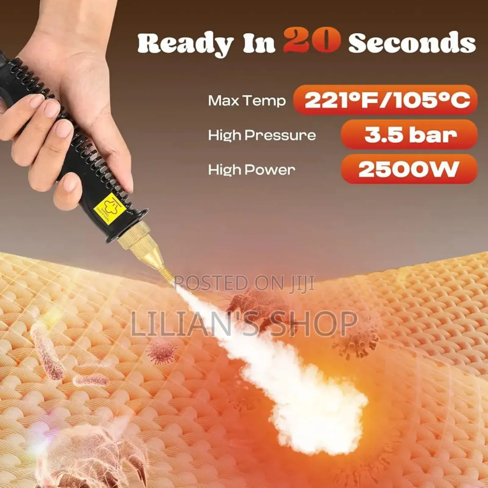 Deeprblu Handheld Steam Cleaner.