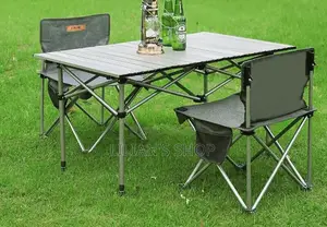 5pcs Portable Foldable Table and 4 Chairs Set