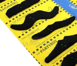 Self-Adhesive Fake Mustaches for Costume Parties and Events