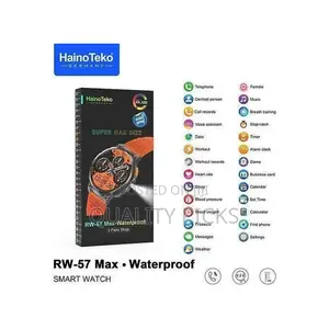 Hainoteko Rw-57 Max Waterproof Smart Watch for Men