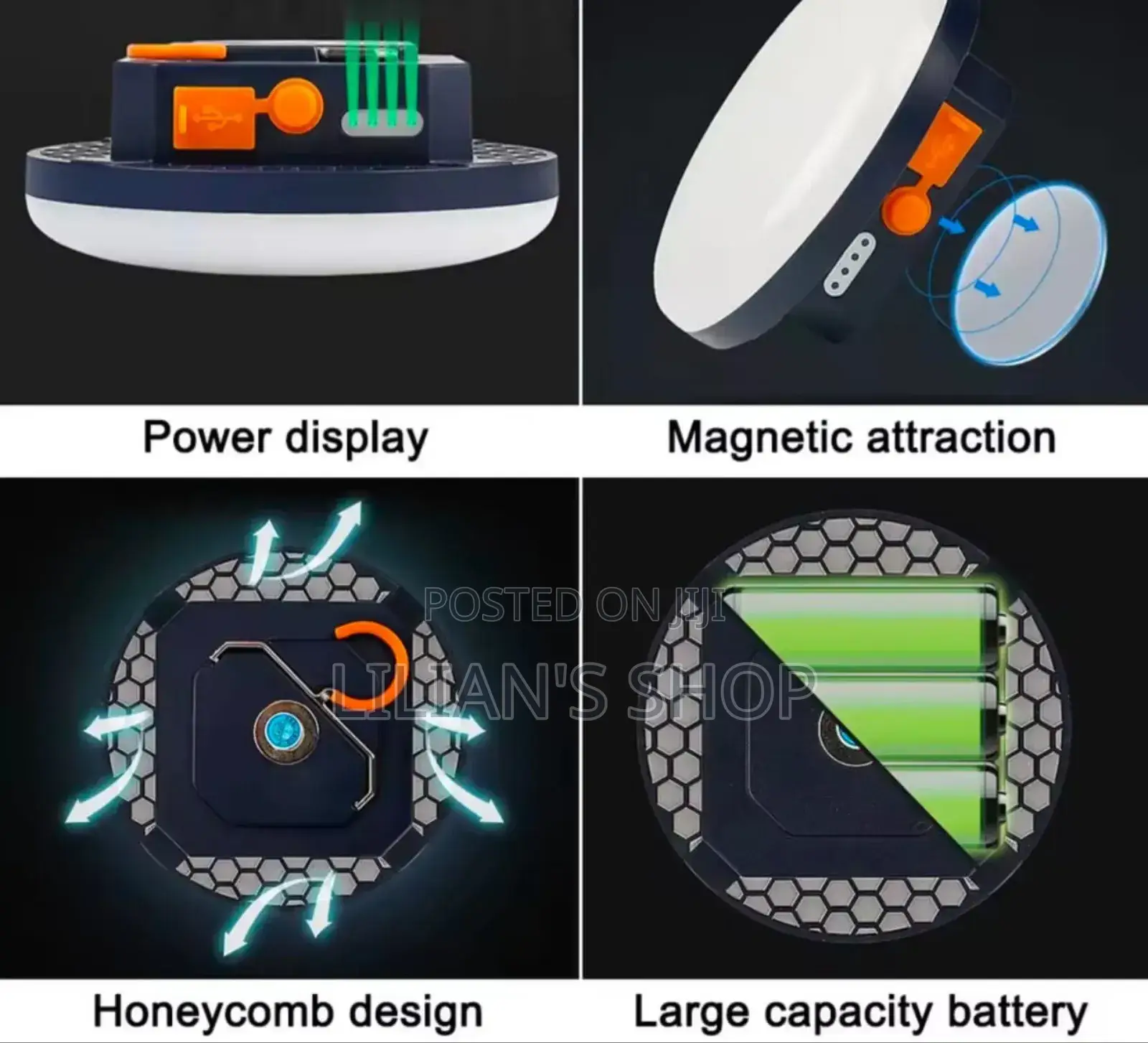 Multfunctional Powerful Rechargeable Camping Lantern