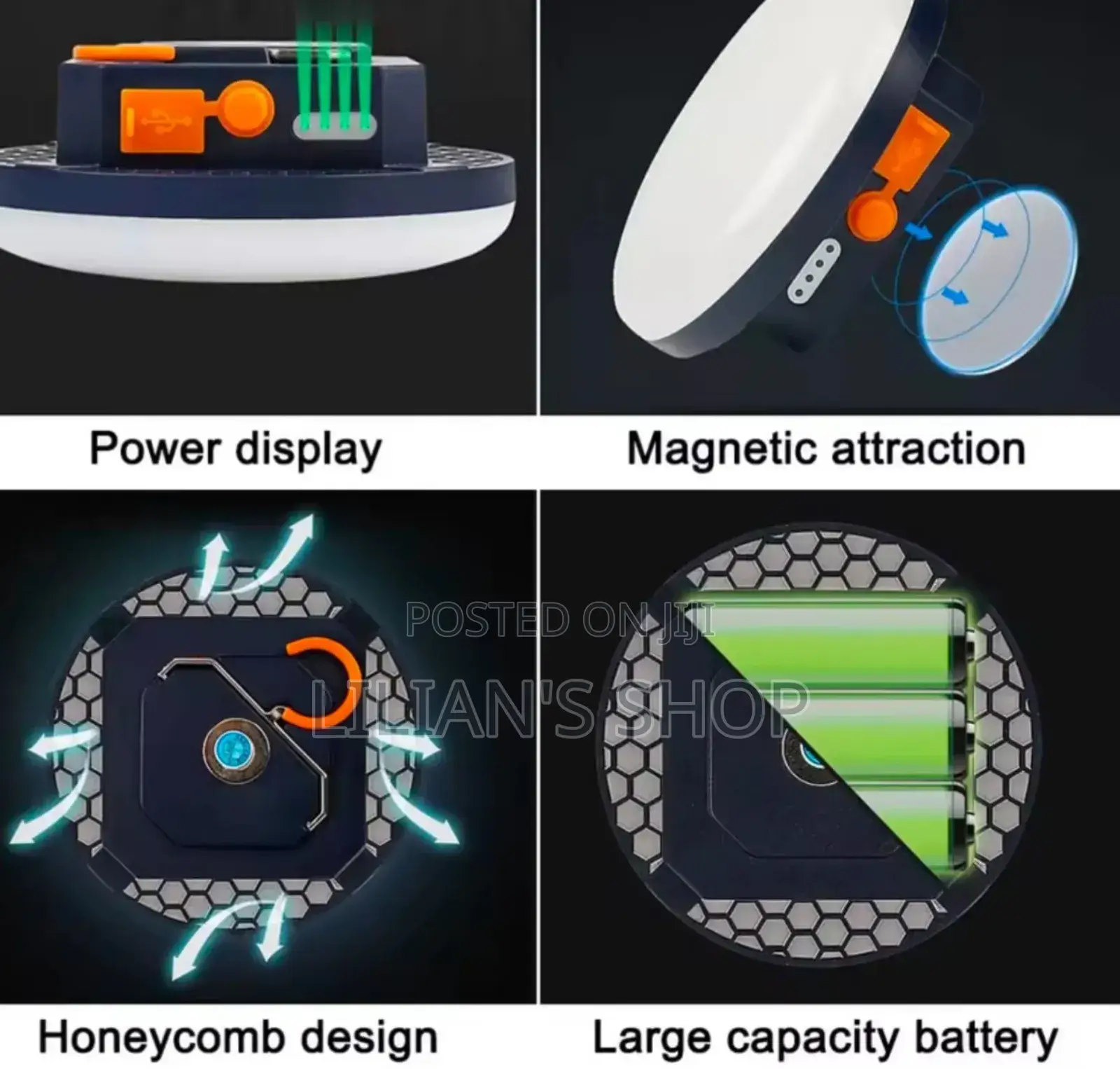 Multfunctional Powerful Rechargeable Camping Lantern