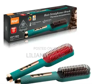 Raf R.406g Natural Hair Straightener Brush