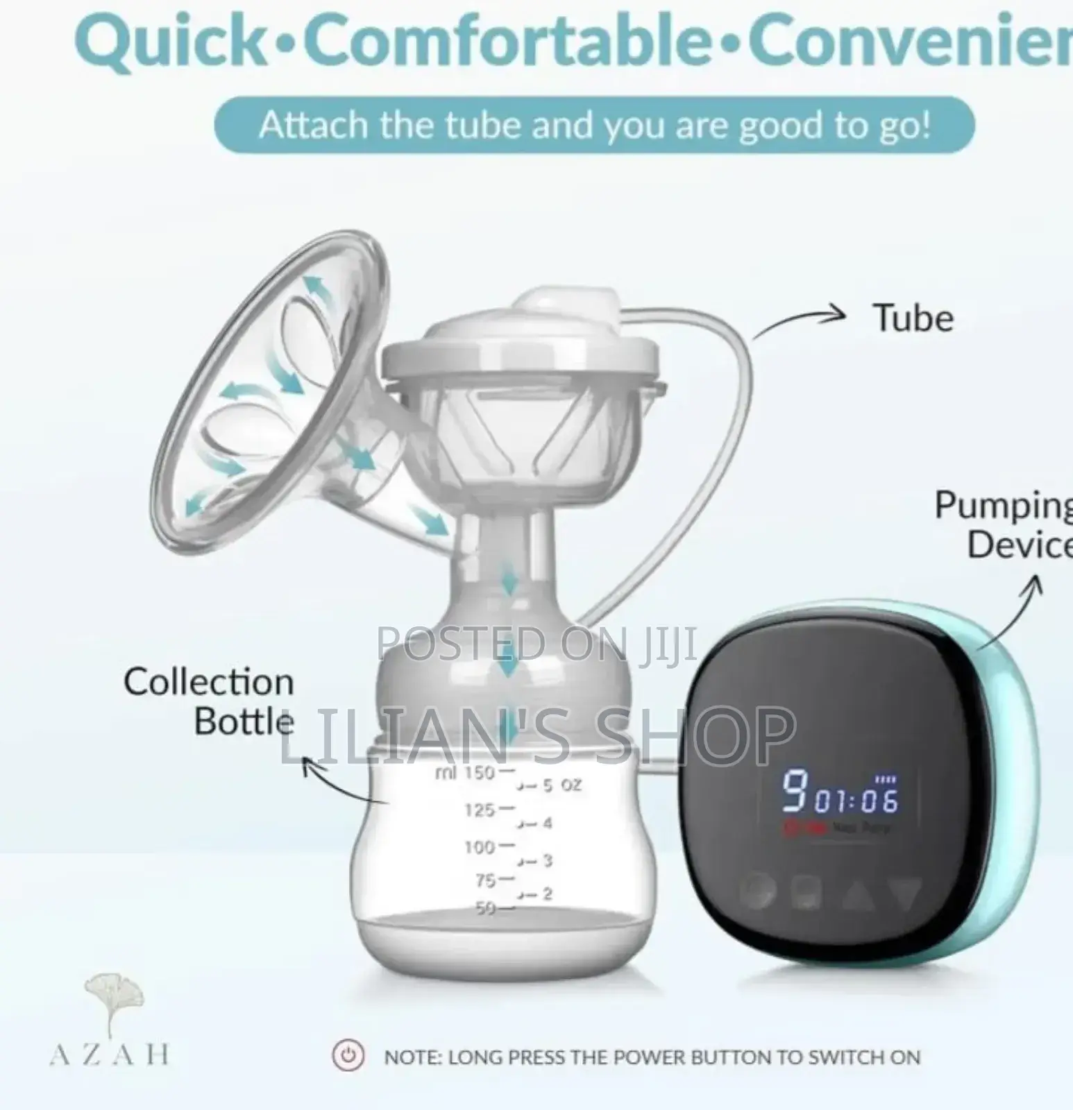 Automatic Rechargeable Double Electric Breast Pump.