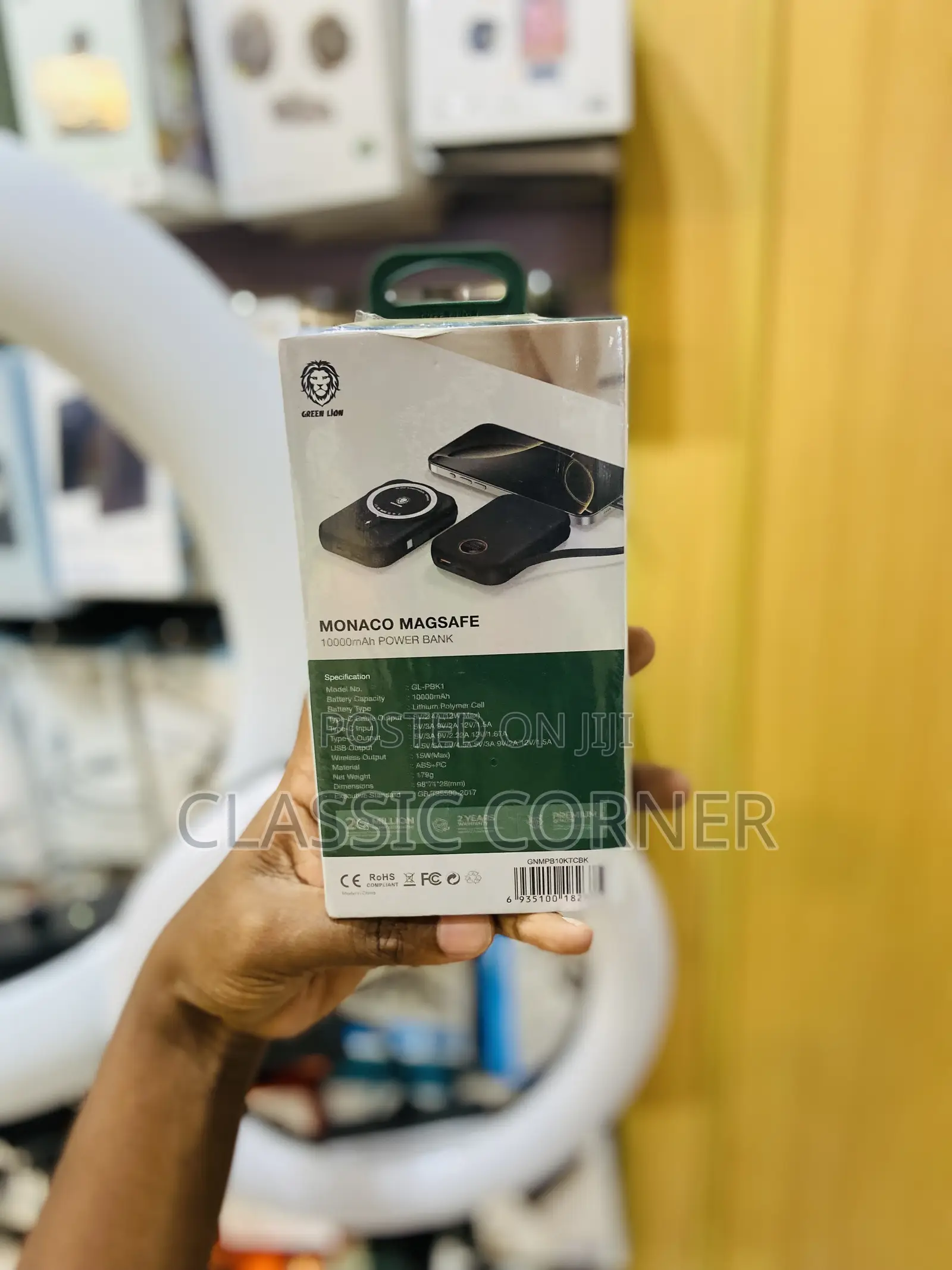 Green Lion 10000mah Monaco Magsafe With Type-C Cable