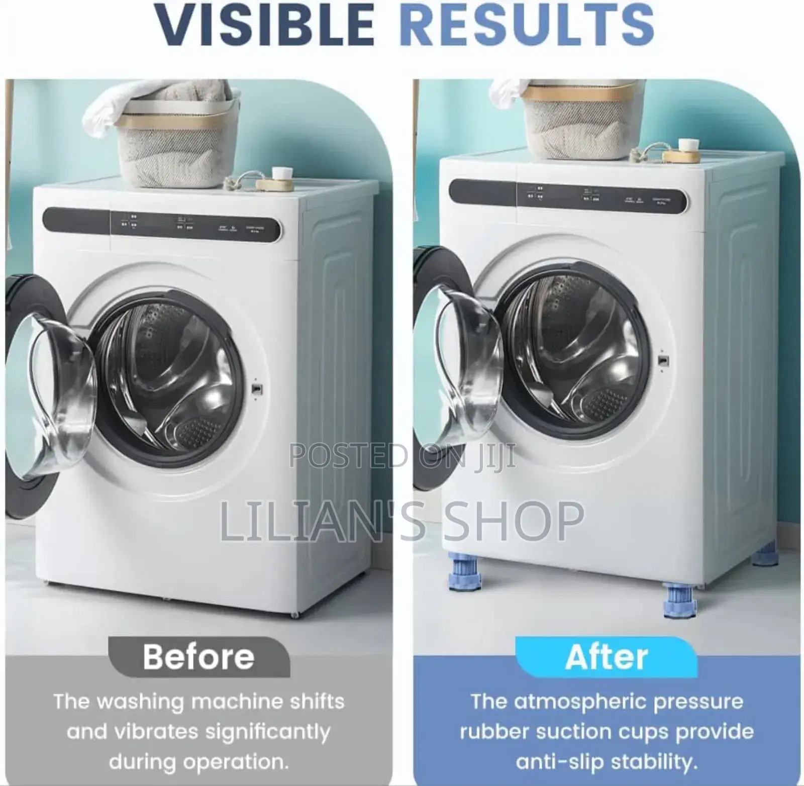 Universal Heightening Pad for Washing Machine/Fridge Base