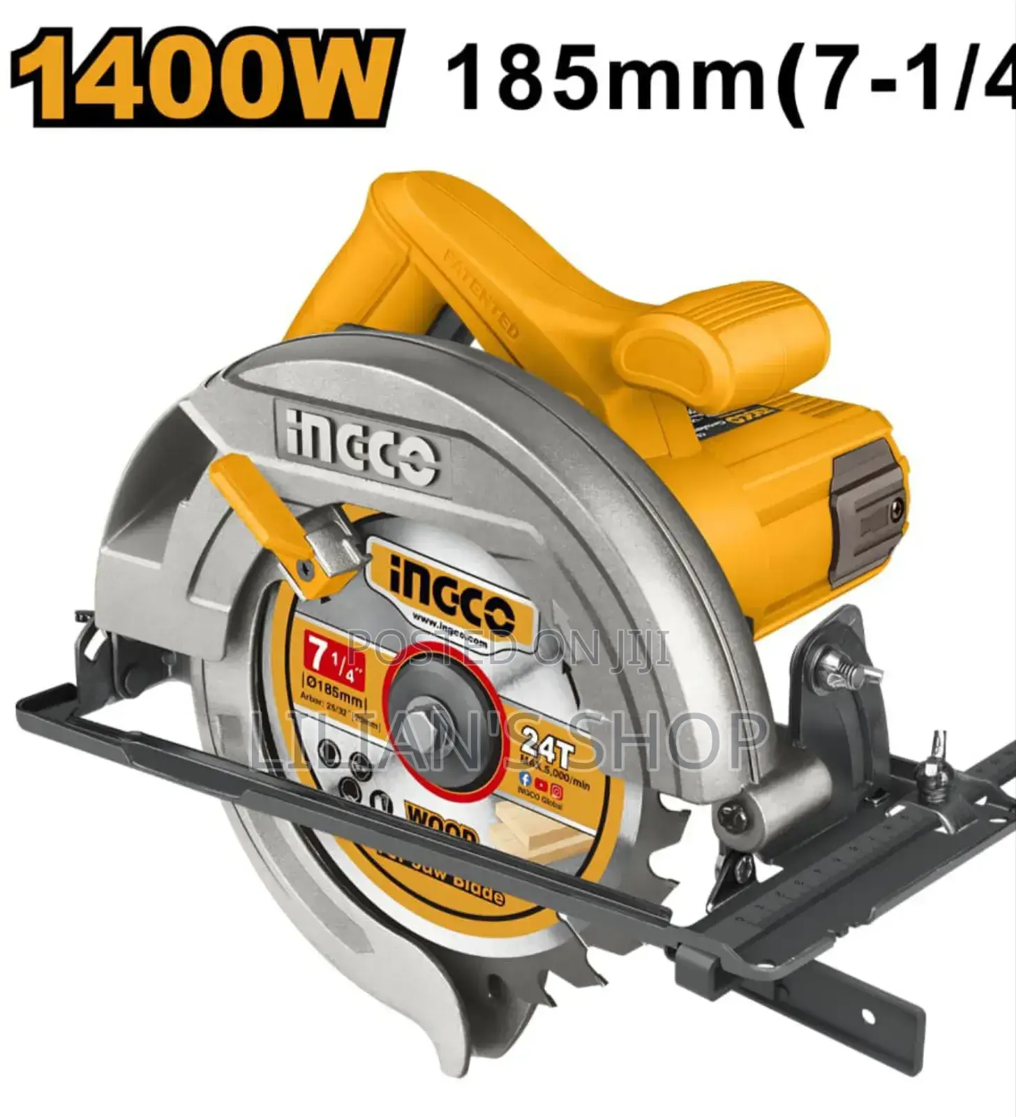 Ingco Circular Saw 185mm 1400w