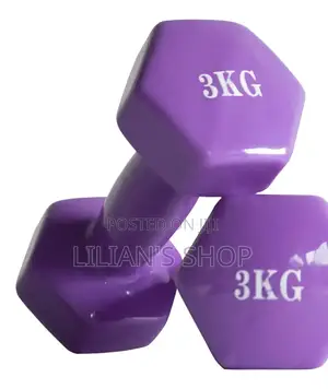 Premium Quality 3kg Vinyl Dumbbell 2 PCS