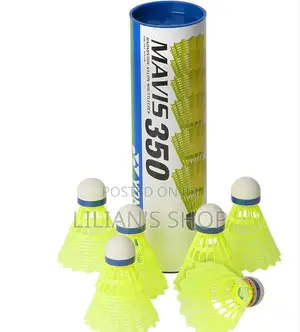 6pcs Yonex Mavis 350 Nylon Badminton