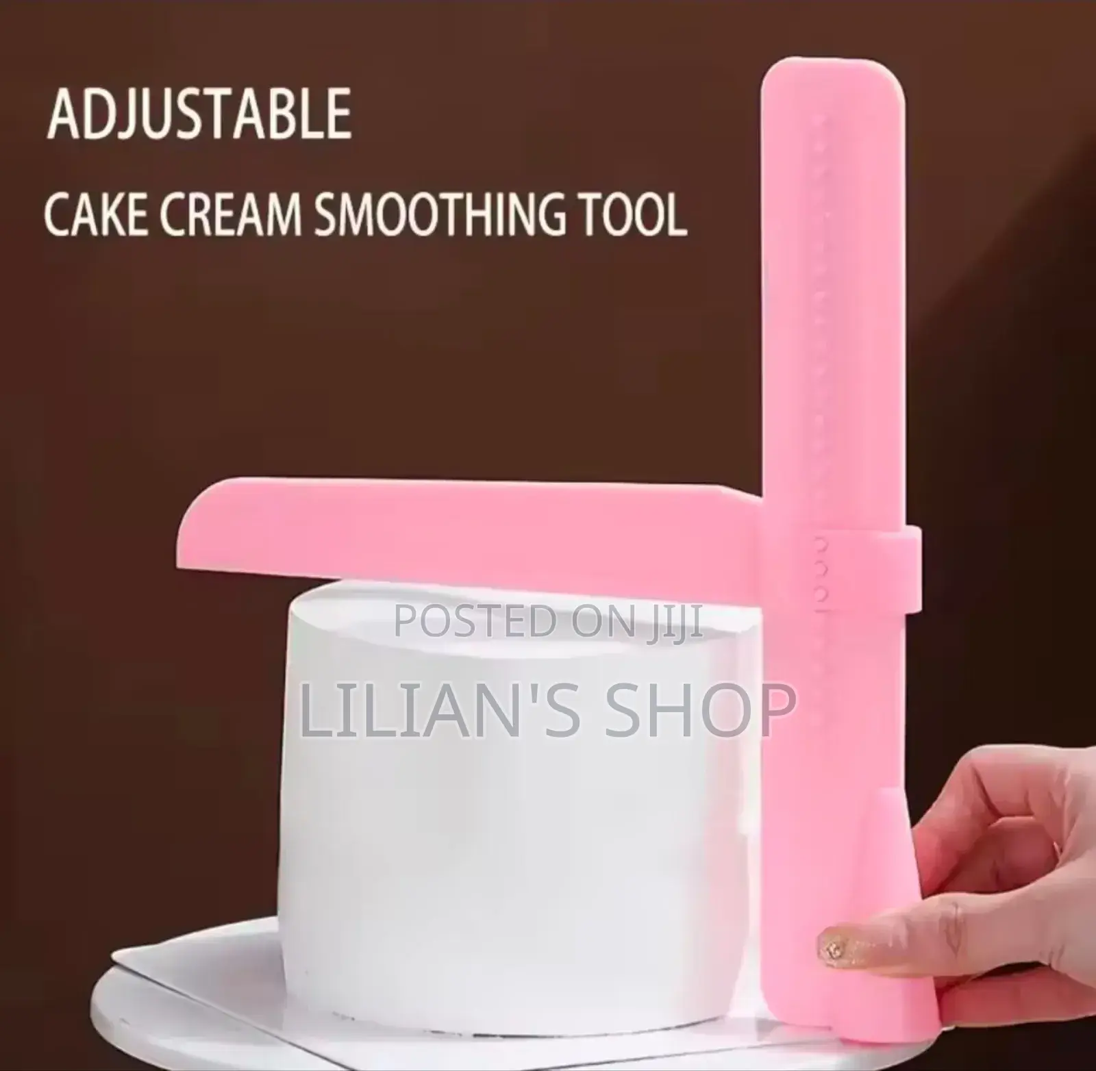 Adjustable Plastic Cake Scraper or Smoother