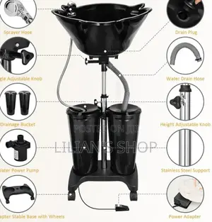 Height Adjustable Shampoo Unit