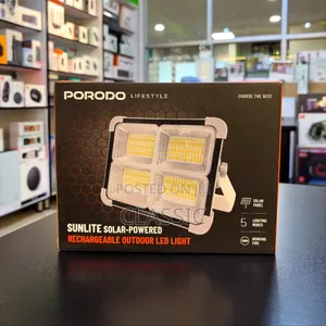 Porodo Sunlite Solar-powered Rechargeable Outdoor Led Light