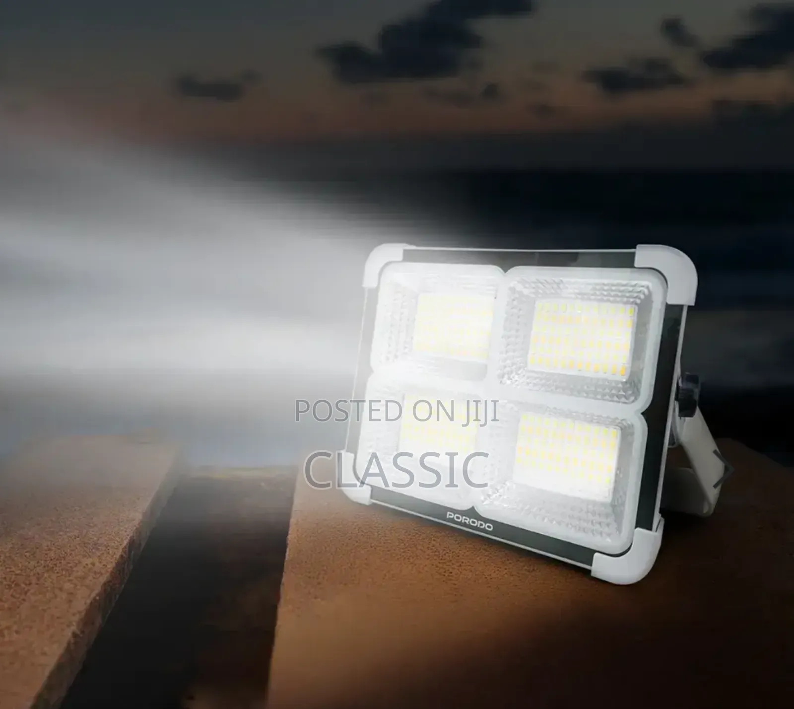 Porodo Sunlite Solar-powered Rechargeable Outdoor Led Light