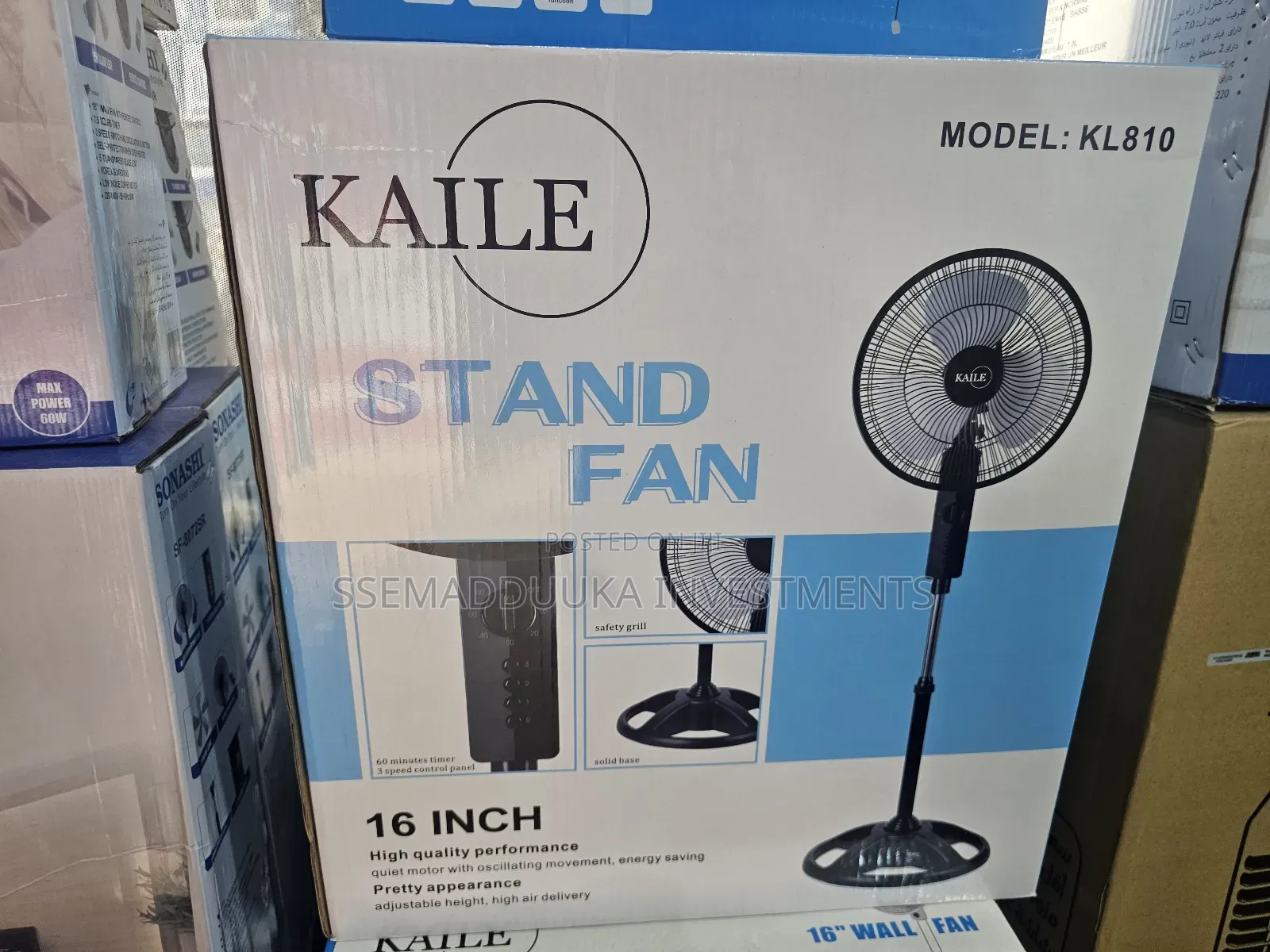 Kaile 16inches Electric Stand Fan