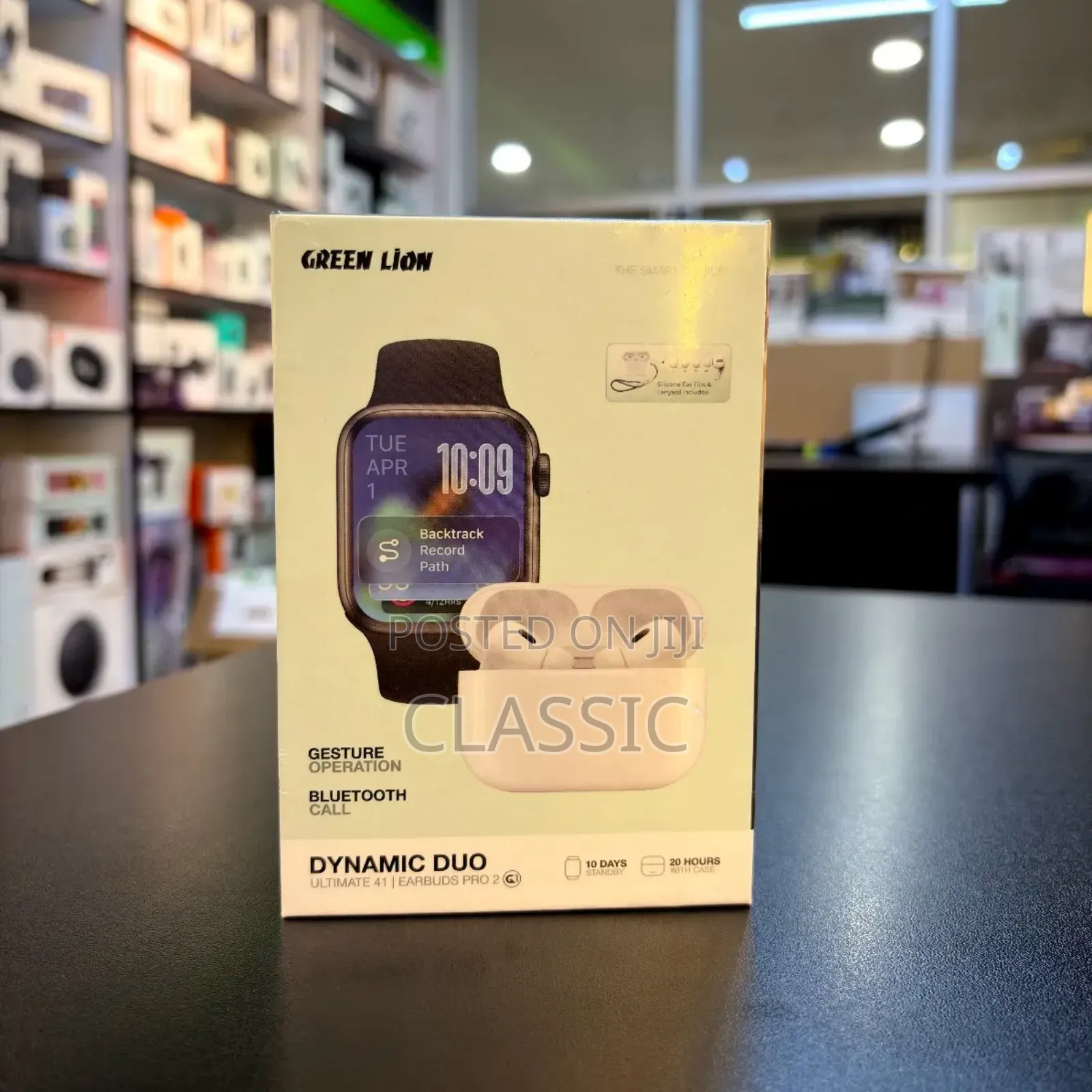 Green Lion Dynamic Duo (Smartwatch + Earbuds Pro 2 Combo)