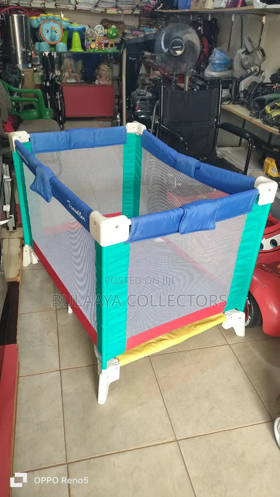 Uk Used Fold-N-Go "Traveller" Bed/Crid/Cot/Play Yard, Uk Used.