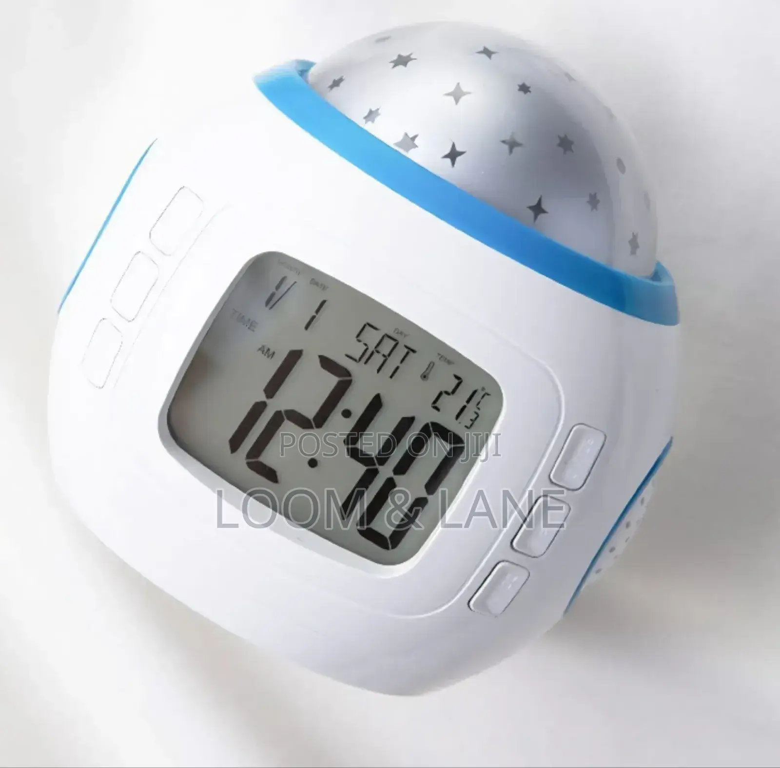 Music and Starry Sky Calendar Projection Alarm Clock
