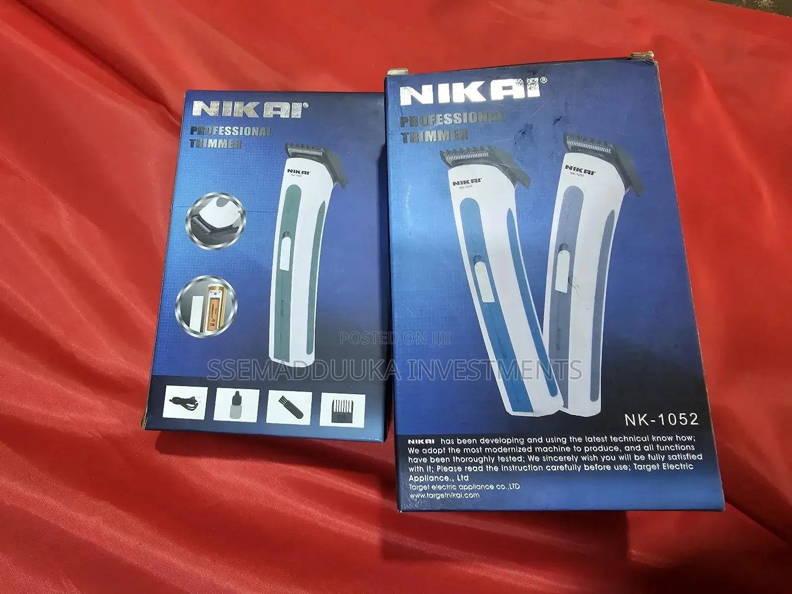 Nikki Nk-1052 Professional Rechargable Hair Trimmer