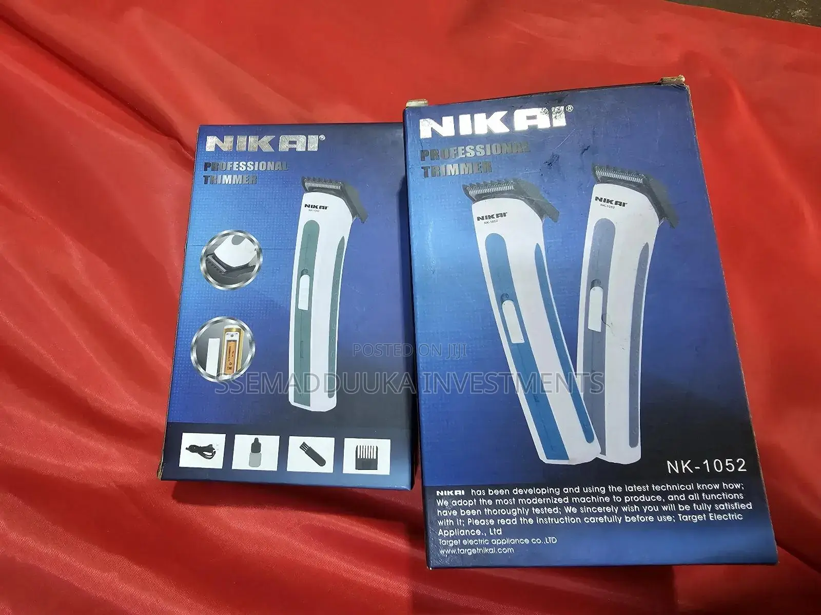 Nikki Nk-1052 Professional Rechargable Hair Trimmer