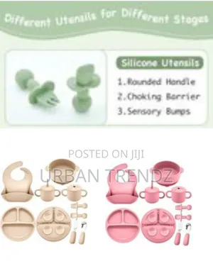 Complete Silicone Baby and Toddler Feeding Set