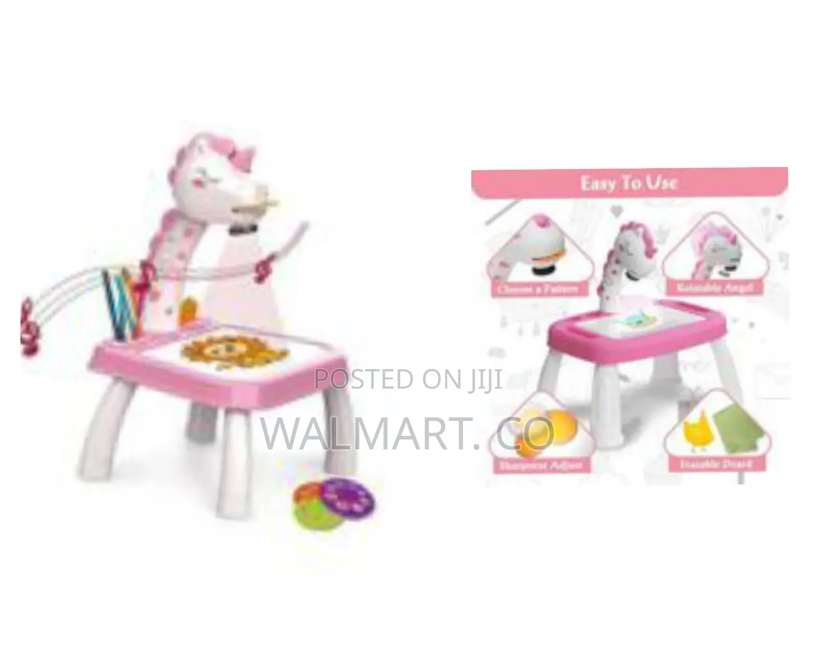 Unicorn Themed Educational Drawing Projector Table and Art Desk